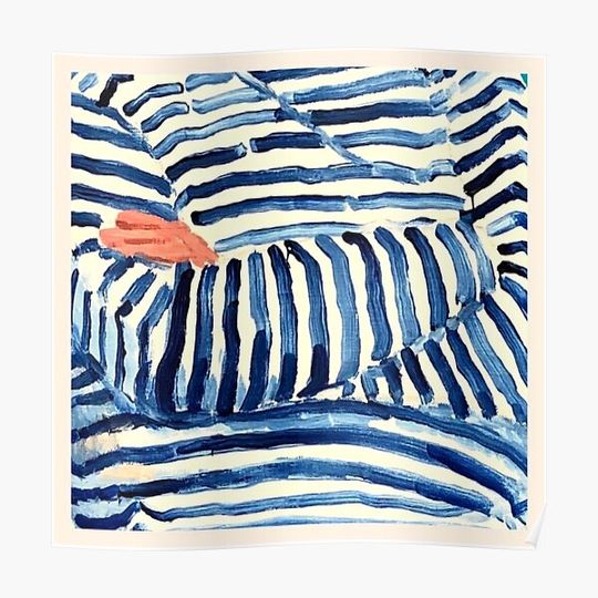 Discover David Hockney Vintage Art | David Hockney Expressionism Paintings Premium Matte Vertical Poster