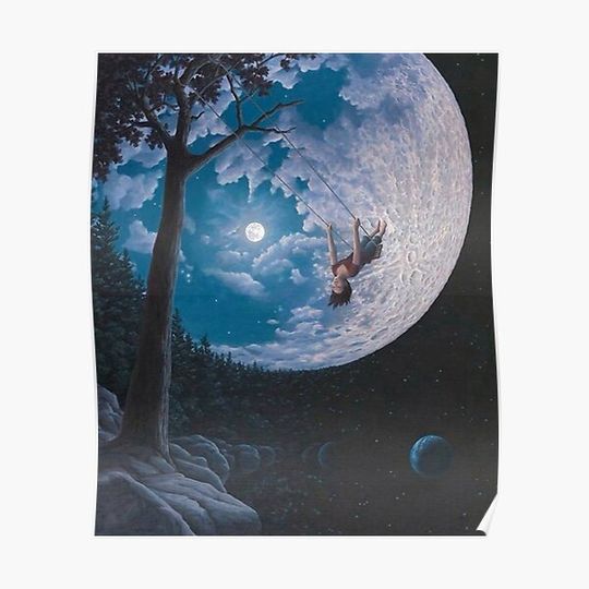 Discover Rob Gonsalves art Premium Matte Vertical Poster