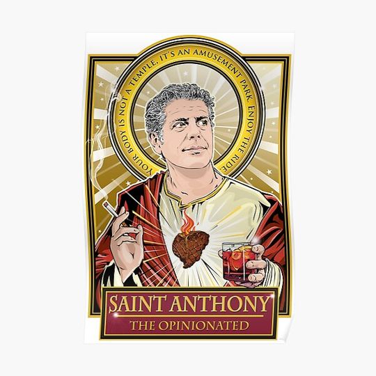 Discover Saint Bourdain Premium Matte Vertical Poster