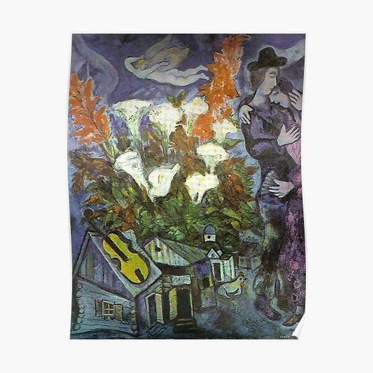 Discover Premium Matte Vertical Poster - Marc Chagall Art