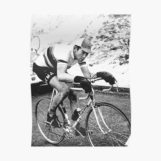 Discover Eddy Merckx Giro d’Italia 1968 Premium Matte Vertical Poster