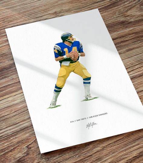 Discover Dan Fouts Poster San Diego Chargers Poster