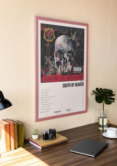 Discover Slayer - South Of Heaven | Album Cover Poster For Wall Art | Home Decor