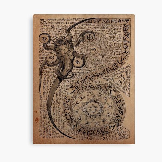 Discover Necronomicon Canvas