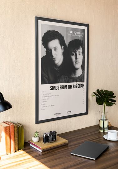 Discover TFF - Songs From The Big Chair | Album Cover Poster