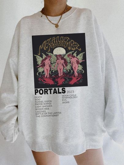 Discover Portals 2023 Sweatshirt, Melanie Martinez Cry Baby Tee, Martinez Merch, Portals New Album