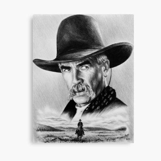 Discover Sam Elliot  Lone Rider Canvas