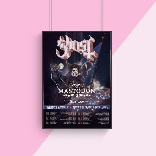 Discover Ghost Tour North America 2022 Poster