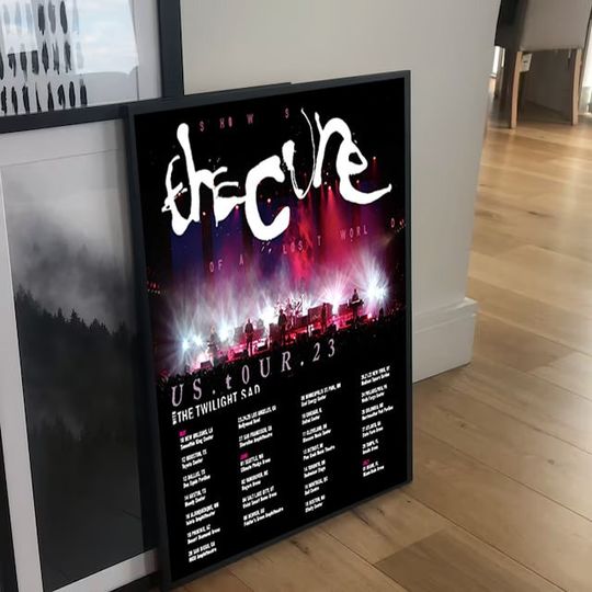 Discover The Cure 2023 North American Tour Poster