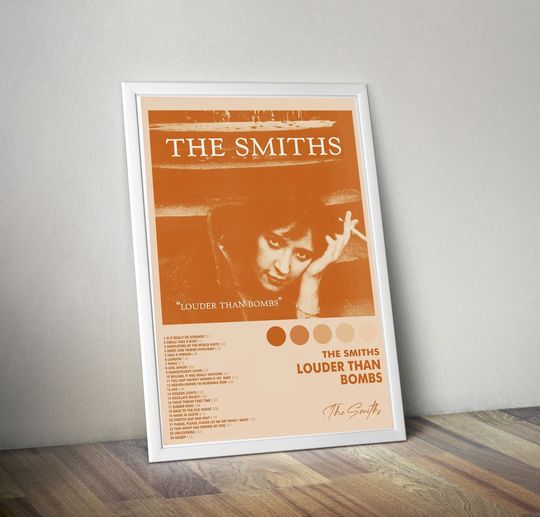 Discover The Smiths 'Louder Than Bombs' Album Poster