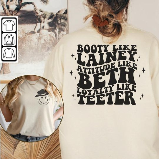 Discover Lainey Wilson Music Shirt Doubled Sides, Booty Like Lainey Shirt