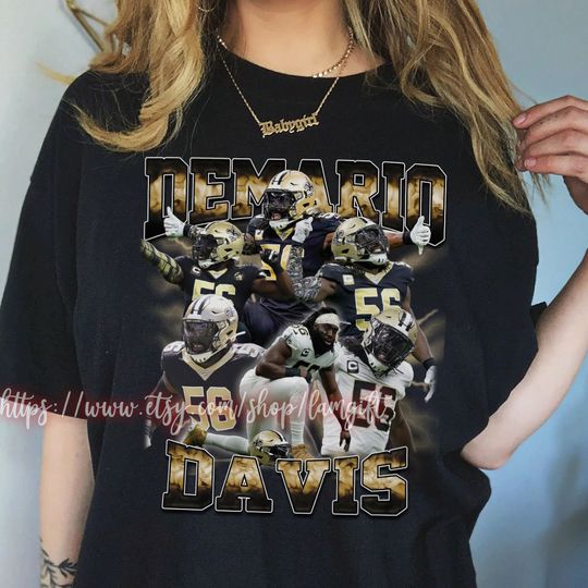 Discover Demario Davis 90s Vintage Bootleg Shirt, Football Vintage Sweatshirt 90s