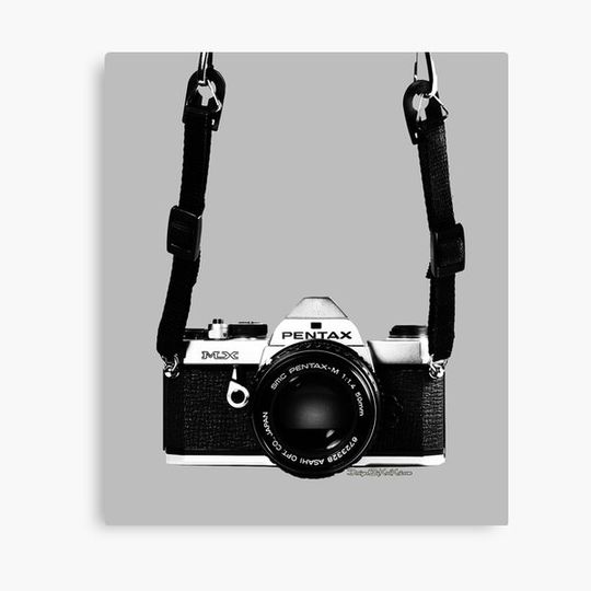 Discover Classic Vintage 35mm Film SLR Camera Pentax MX Canvas