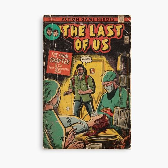 Discover The Last of Us - Ending comic cover fan art Canvas