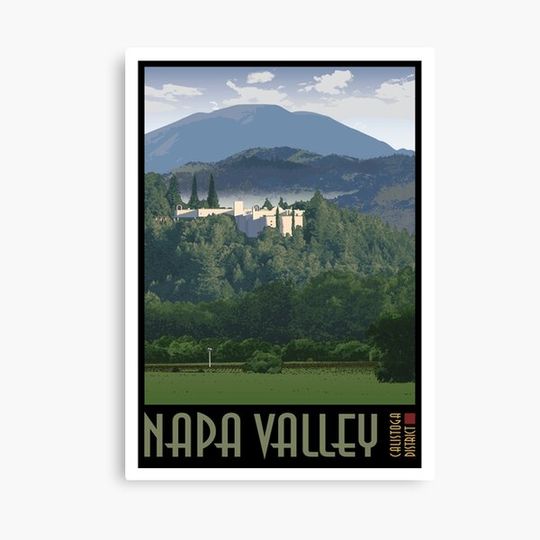 Discover Napa Valley - Sterling Vineyards II Canvas