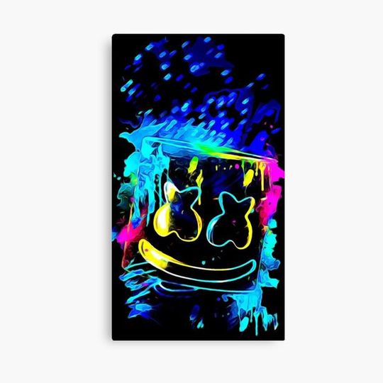 Discover Marshmello oil paint Canvas