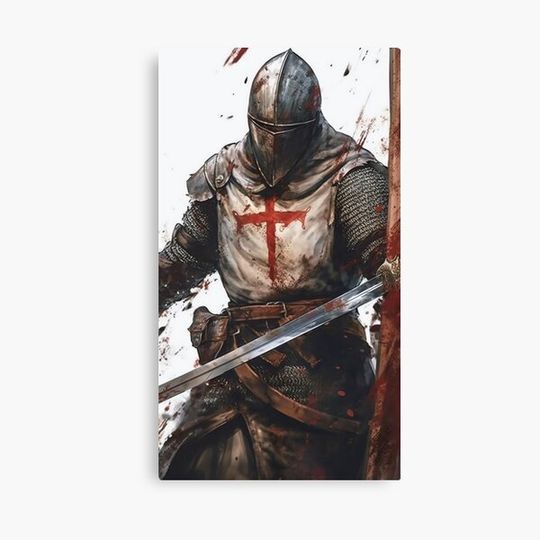 Discover Knight of The Templar Canvas