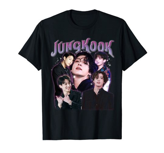 Discover Jungkook Vintage Style T-shirt, Korean K-pop Tshirt
