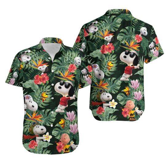 Discover Snoopy Summer Vacation Hawaiian Shirt
