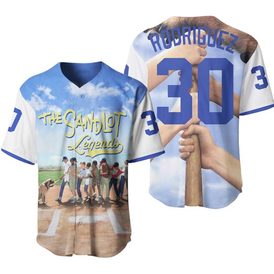 Discover The Sandlot Benny 'The Jet' Rodriguez Michael Squints Alan Yeah Baseball Jersey