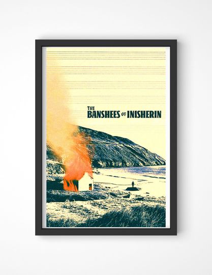 Discover The Banshees Of Inisherin Movie Art Film Poster