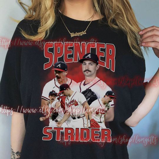 Discover Spencer Strider 90s Vintage Bootleg Shirt, Vintage Baseball Sweater