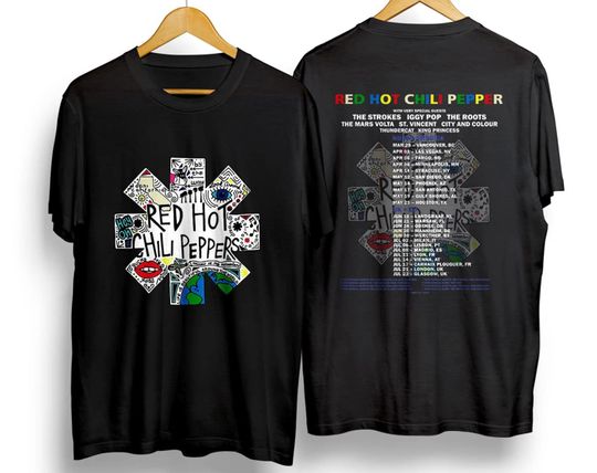 Discover Red Hot Chili Peppers Stadium Tour Shirt, The Chili Peppers 2023 Tour Shirt