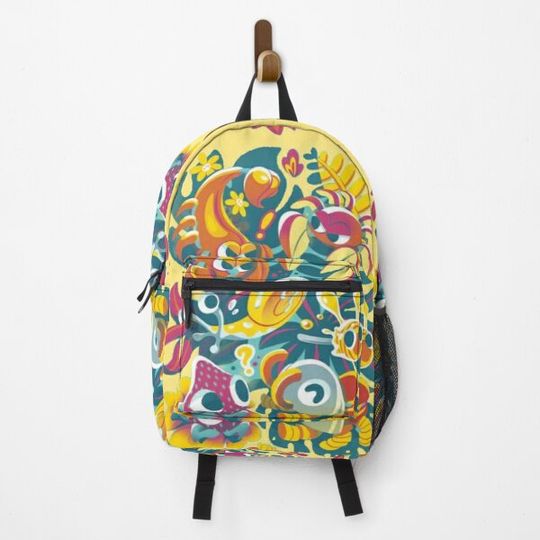 Discover Bugsnaks Creatures Environment Fan Art Cream Kinda Bug And Kinda Snack Try to Catch Them All Backpack