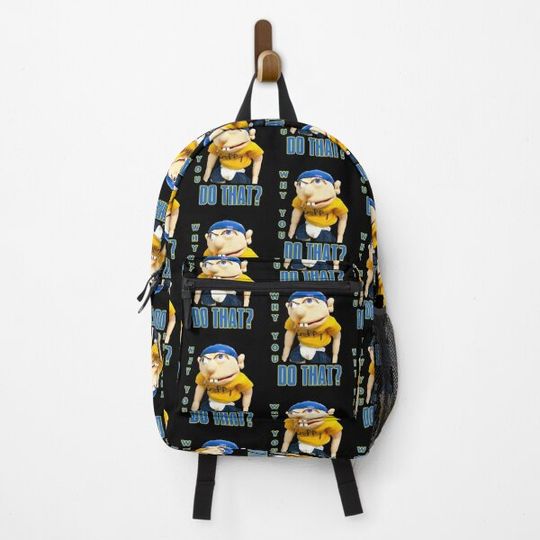Discover Why You Do That Sml Jeffy - Mens T Shirts Graphic Vintage Backpack