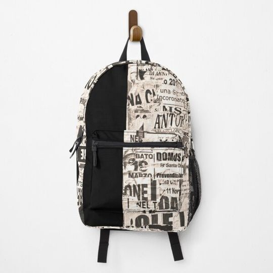 Discover Newspaper design Backpack