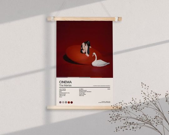 Discover CINEMA - The Marias - Album Print - Home Decor - Wall Art