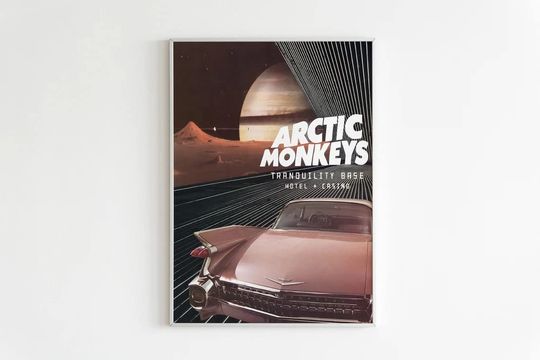 Discover Arctic Monkeys 'Tranquility Base Hotel & Casino' Album Poster | Album Tracklist Poster