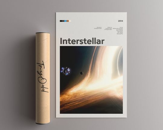 Discover Interstellar Movie Poster | Movie Minimalist Poster, Modern Tv Series Poster