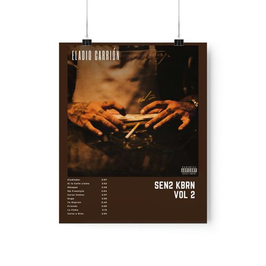 Discover Eladio Carrin SEN2 KBRN, Vol 2 Album Cover Poster