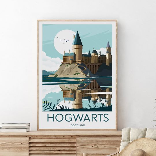 Discover Hogwarts Fan Art Print - Harry Potter Inspired Poster
