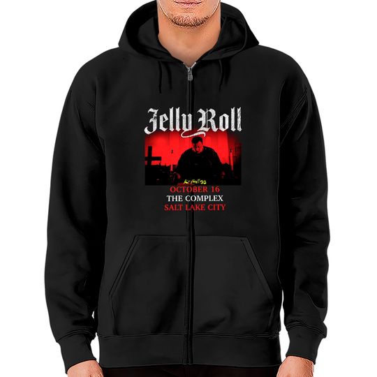 Discover Jelly Roll Vintage Zip Hoodies, Jelly Roll Concert Zip Hoodies