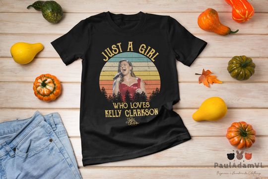 Discover Just A Girl Who Loves Kelly Clarkson T-Shirt, Original American Idol Shirt, Queen of Covers Shirt