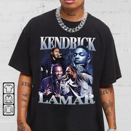 Discover Kendrick Lamar Vintage Rap Shirt - Bootleg Apparel