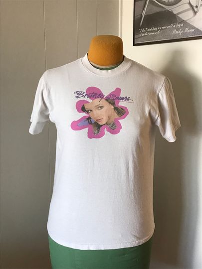 Discover Vintage Britney Spears 1999 Hit Me Baby One More Time Promo Concert T Shirt