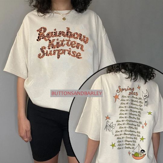 Discover Rainbow Kitten Surprise 2023 Tour Shirt , RKS Band Shirt, RKS World Tour 2023