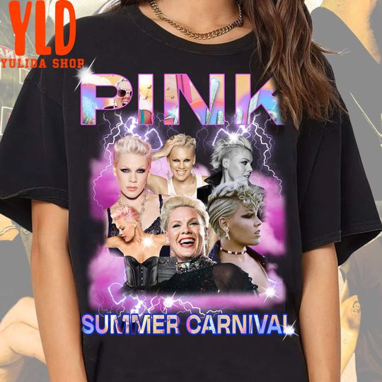 Discover Vintage Pink Summer Carnival Tour 2023 Tshirt