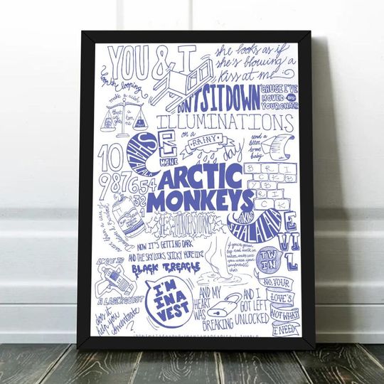 Discover Arctic Monkeys Art Book Canvas Print, Arctic Monkeys Album
