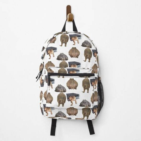 Discover Frog Butts Cursed Meme Backpack