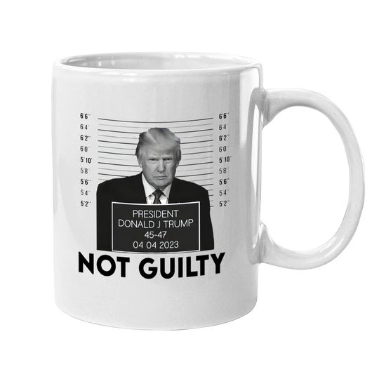 Discover Trump Not Guilty Mugs, Trump Mugshot Mugs, Gift For Her, Gift For Him