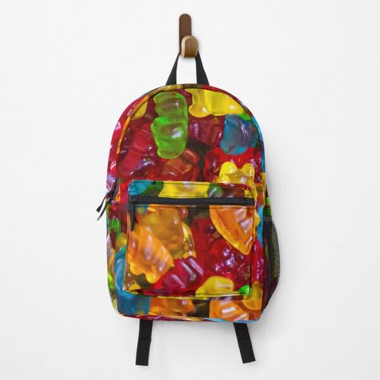 Discover Delicious Rainbow Gummy Bears Backpack