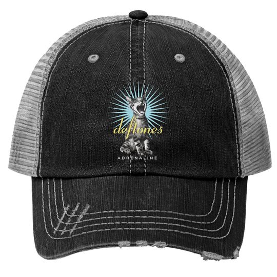 Discover Deftone Screaming Cat Trucker Hats
