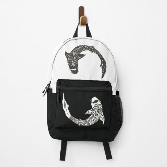 Discover Yin and Yang Koi Fish Backpack