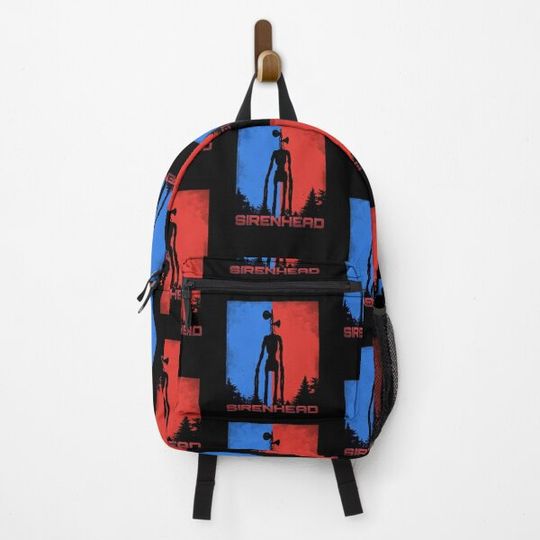 Discover Siren head red blue Backpack