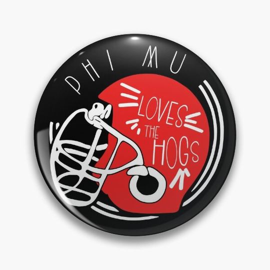 Discover Sorority Helmet Gameday Pin Button