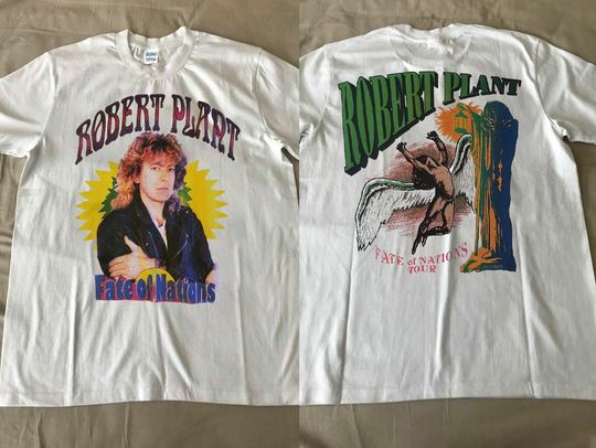 Discover Robert Plant Fate Of Nations Tour 1993 T-Shirt